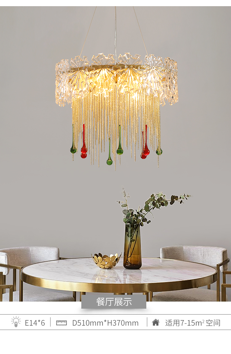 chandelier lighting pendant lighting pendant light modern crystal chandelier led decoration light  7