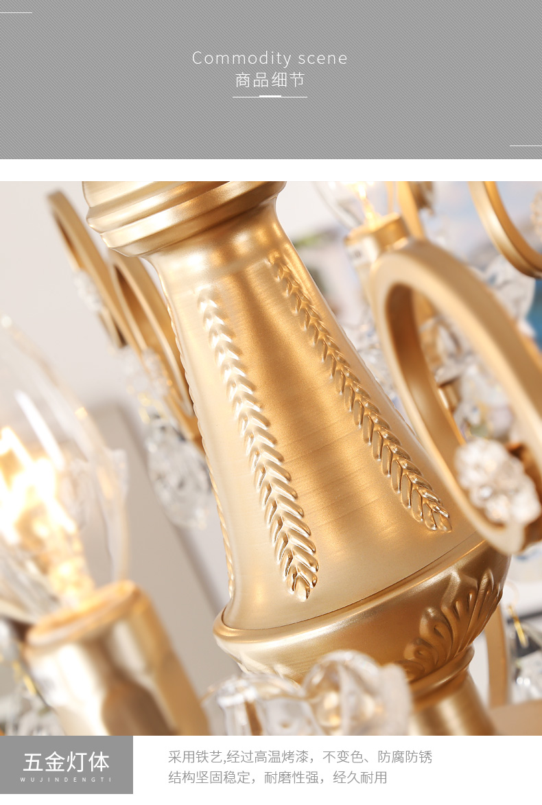 crystal chandelier pendant lamp crystal chandelier light luxury chandelier lighting 10