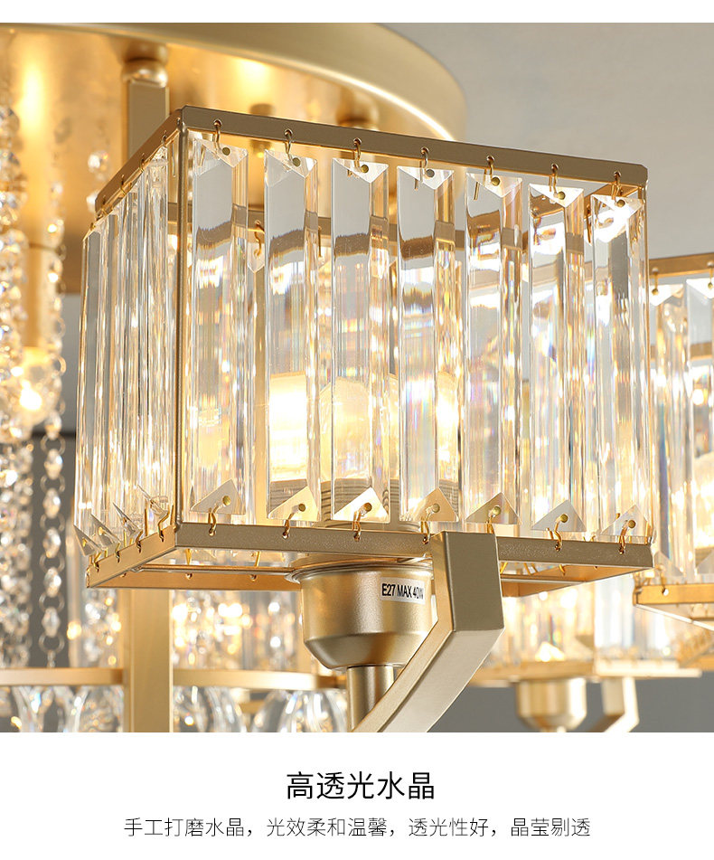 modern chandelier crystal light ceiling lamp crystal chandelier light  11