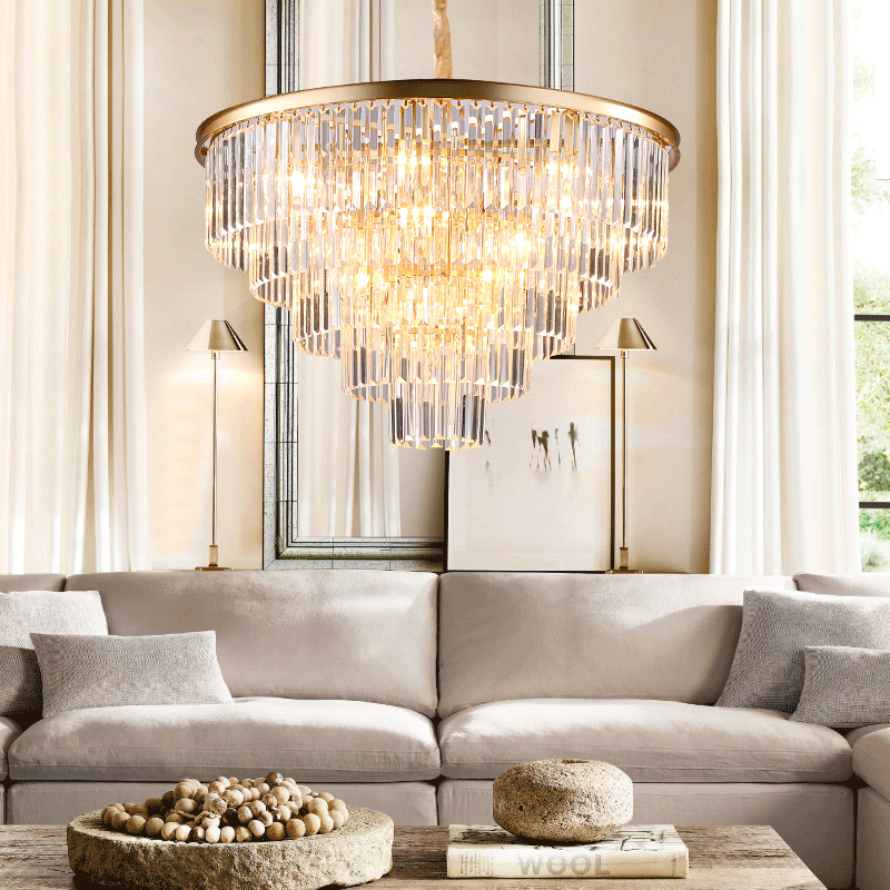 Crystal ceiling lamp crystal chandelier lighting chandelier lamp led rope light modern lamp